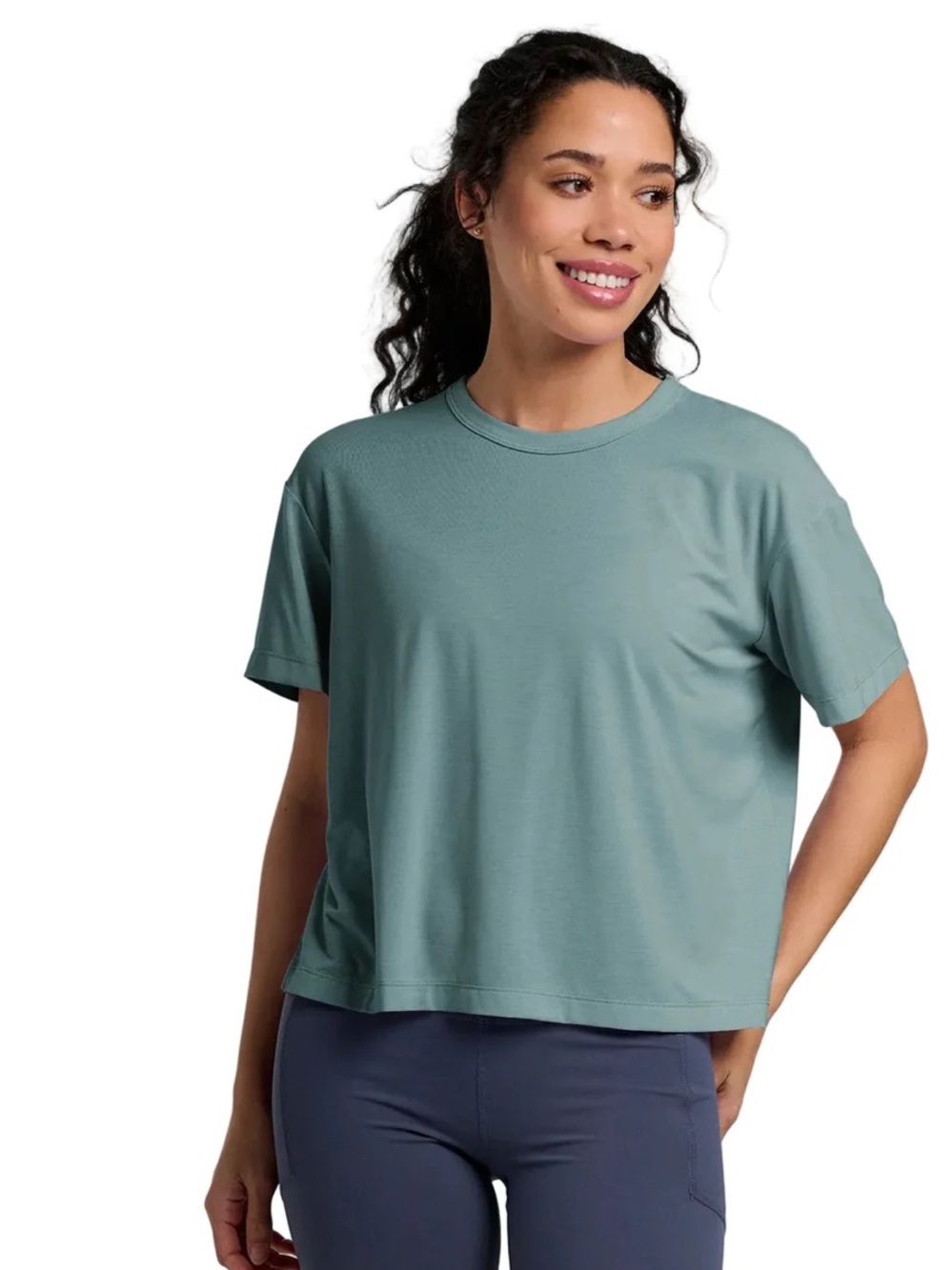 Free fly  Slate Green Short-Sleeve Tee